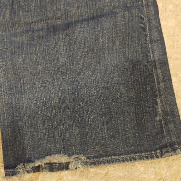 Vintage Guess Premium dark washed low rise flared jeans size 26 Made in USA - Picture 2 of 16